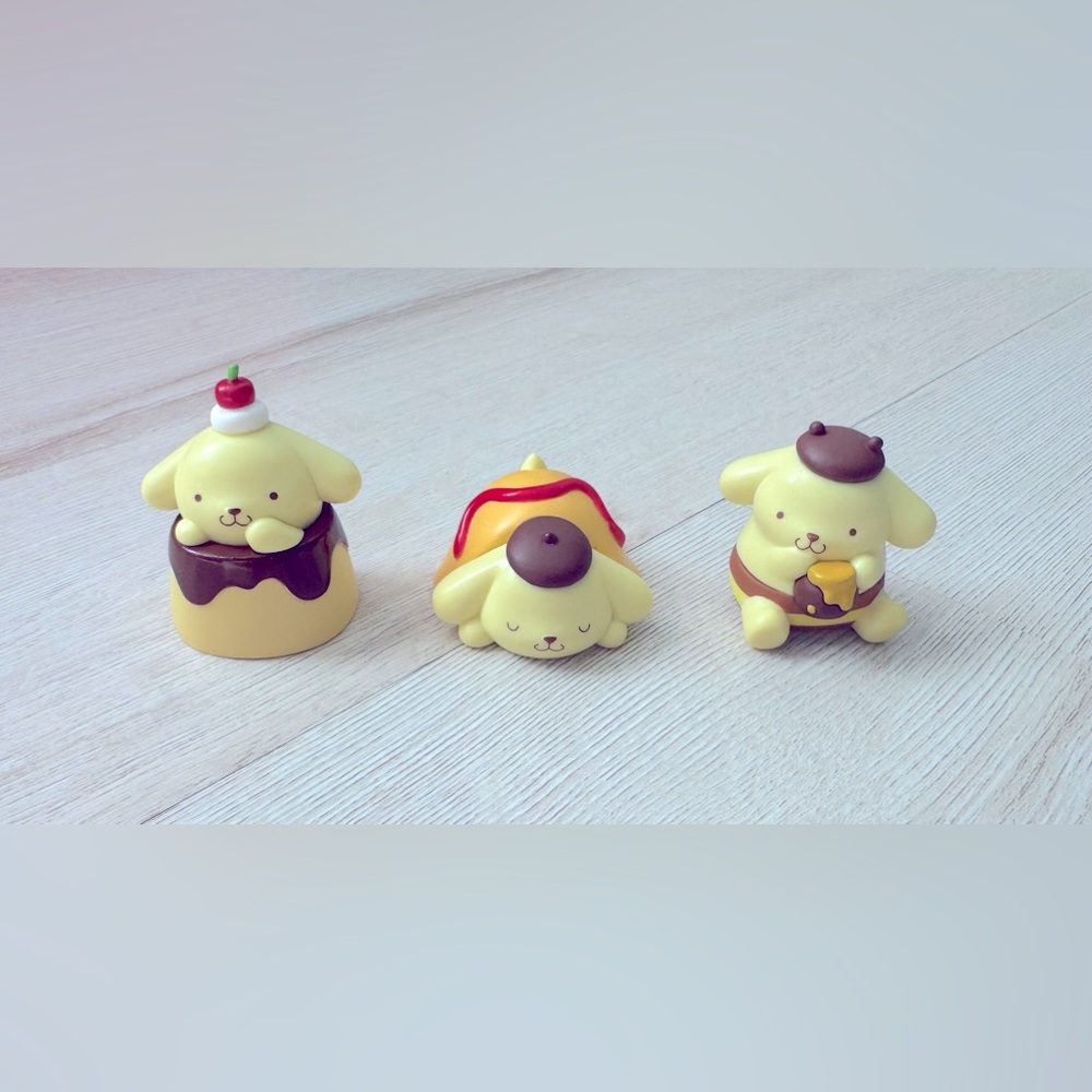 Sanrio Pompompurin My Favorite Color Figurine Blind Bag - 3 Figurines